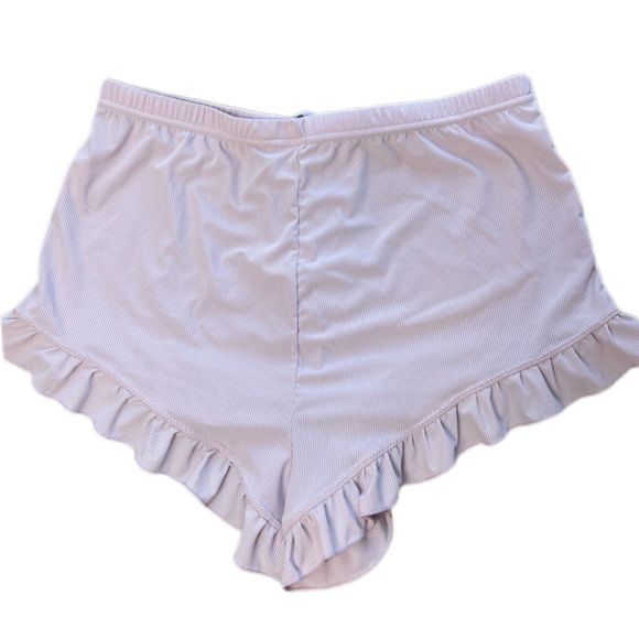 Rubylishious Liliac intimate shorts and crop top set Ruffle trim Medium 83% po - Picture 4 of 4
